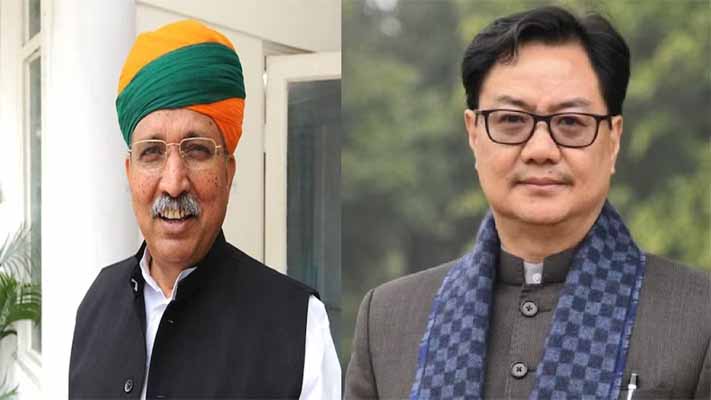 Cabinet Reshuffle : Arjun Ram Meghwal Replaces Kiren Rijiju As Union Law Minister
