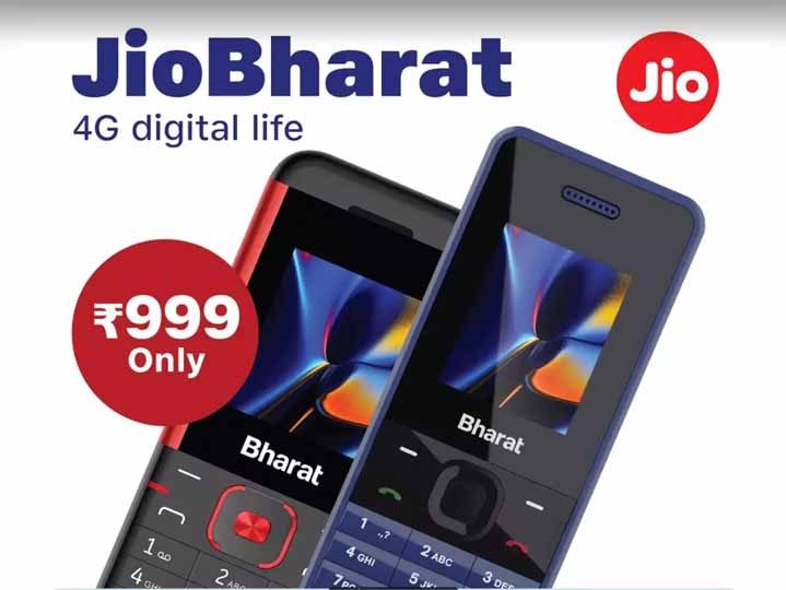 Jio Launches Internet-Enabled Jio Bharat Phone At Rs 999