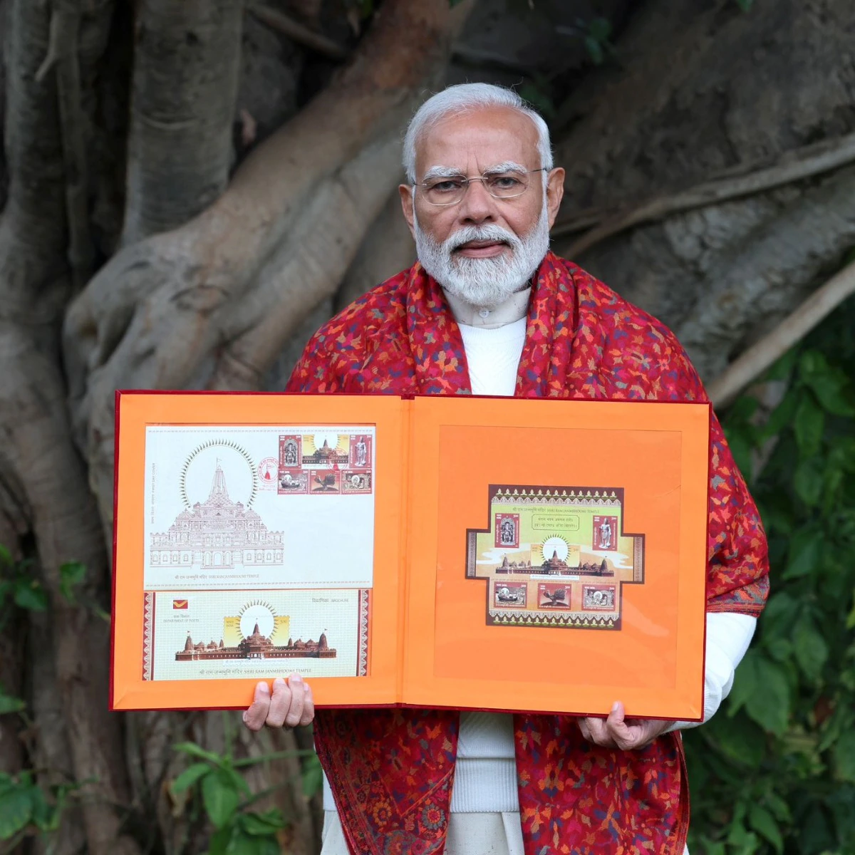 PM Modi Releases Commemorative Postage Stamps on Ram Temple