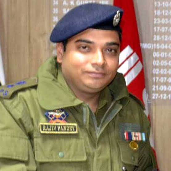 Rajiv Omprakash Pandey IPS Posted as DIG Central Kashmir Range