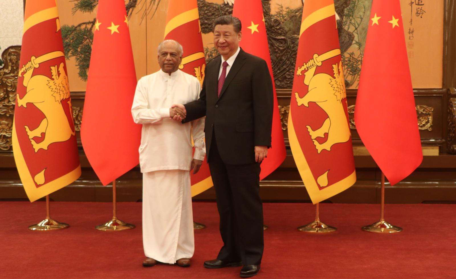 Sri Lankan PM Gunawardena Meets Chinese President Xi Jinping