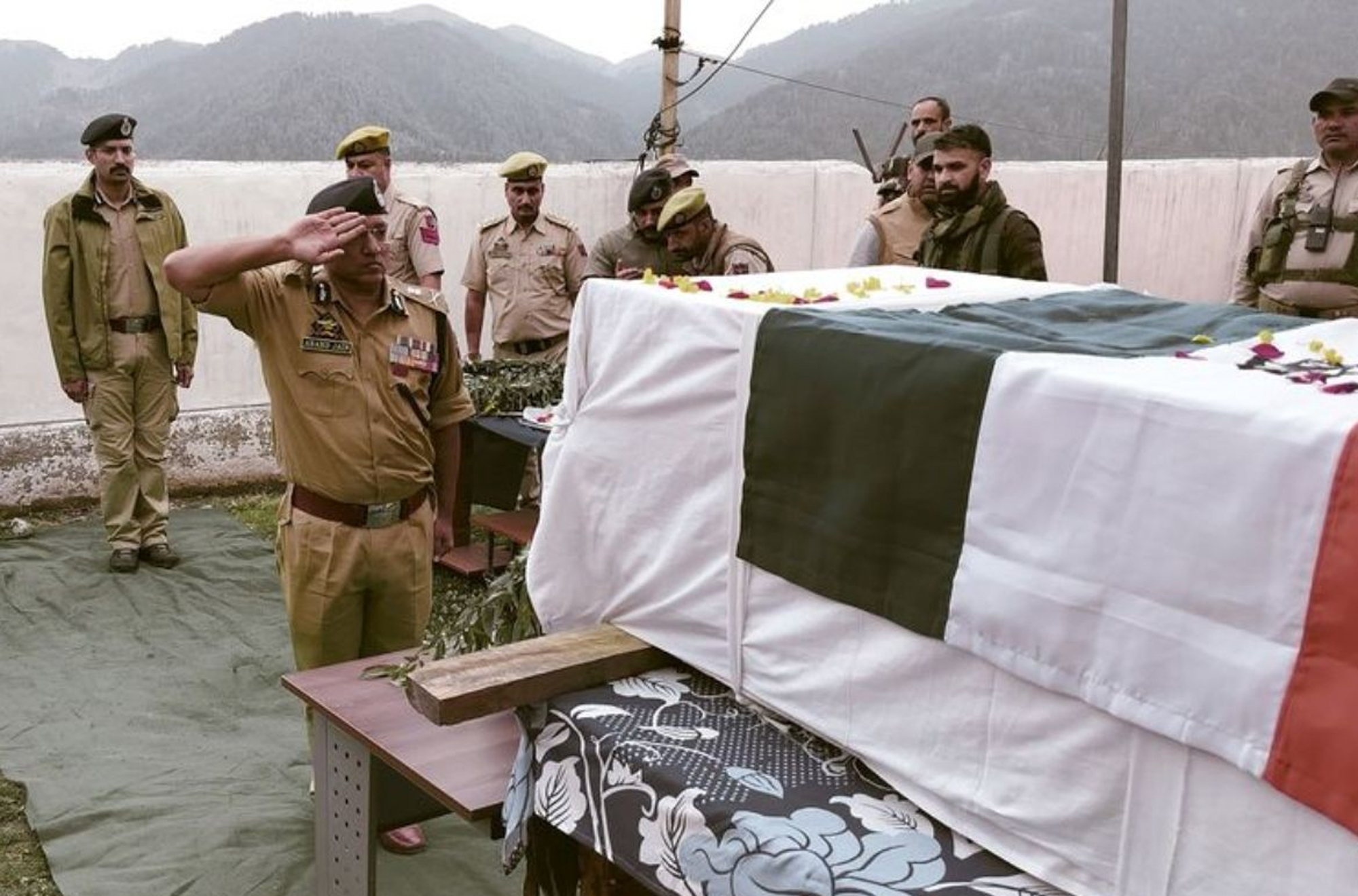 J&K: Slain VDG Member Laid To Rest Amid Rains; Leaves Behind Five Minor Daughters