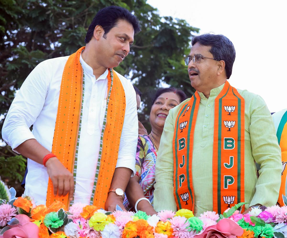 BJP Leads in Two LS Seats in Tripura