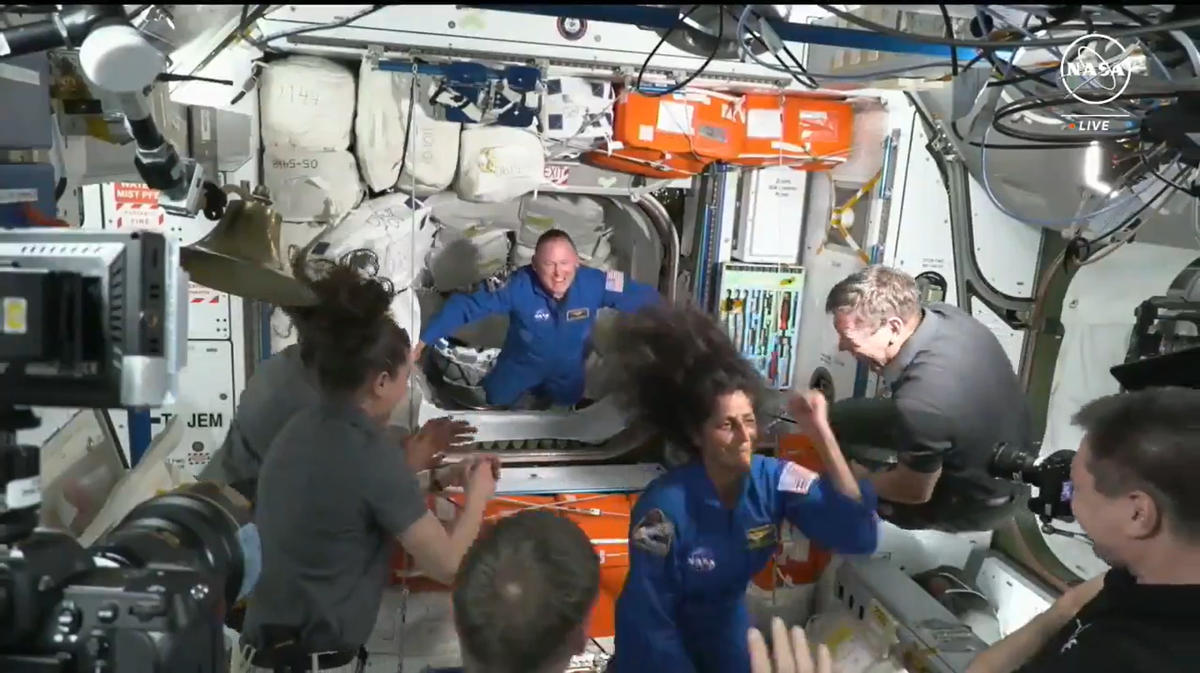 Sunita Williams Dances Onboard International Space Station After Arrival On NASA’s Boeing Capsule
