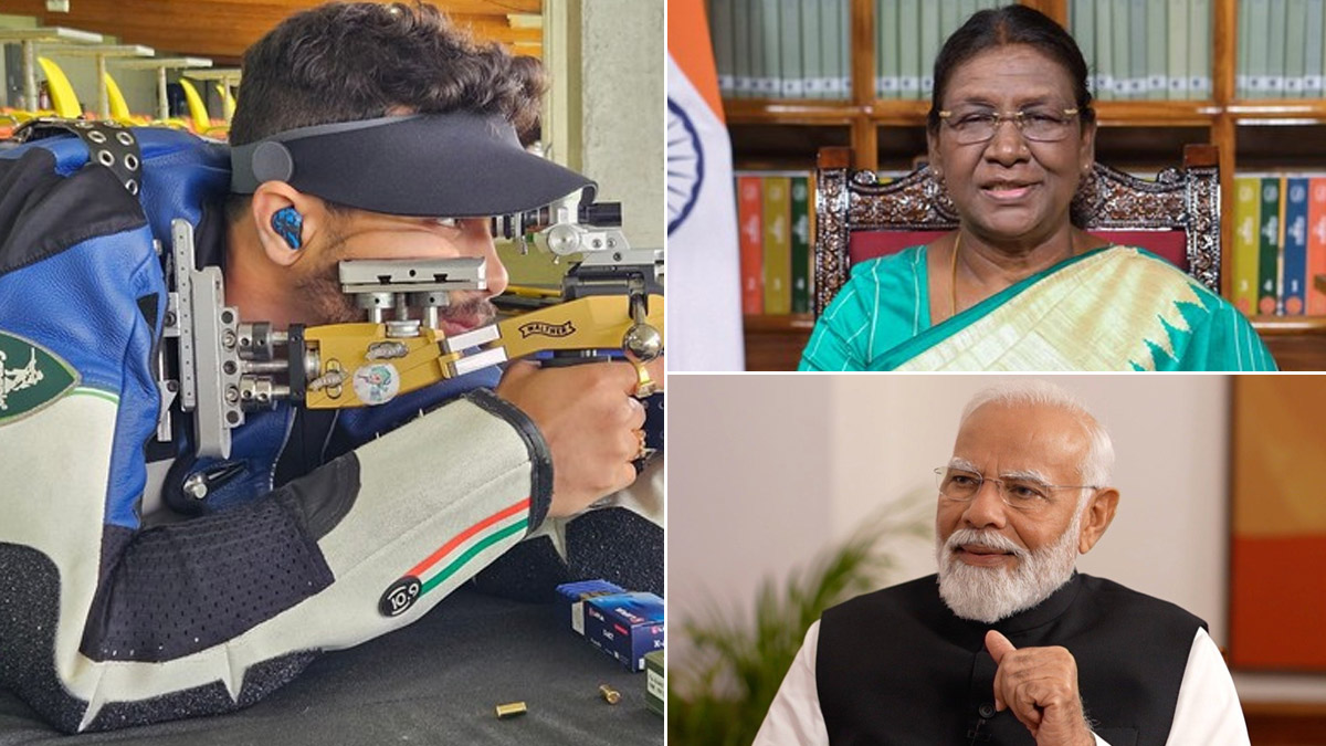 Prez, PM and Sports Fraternity Hail Bronze Medallist Shooter Sawpnil Kusale