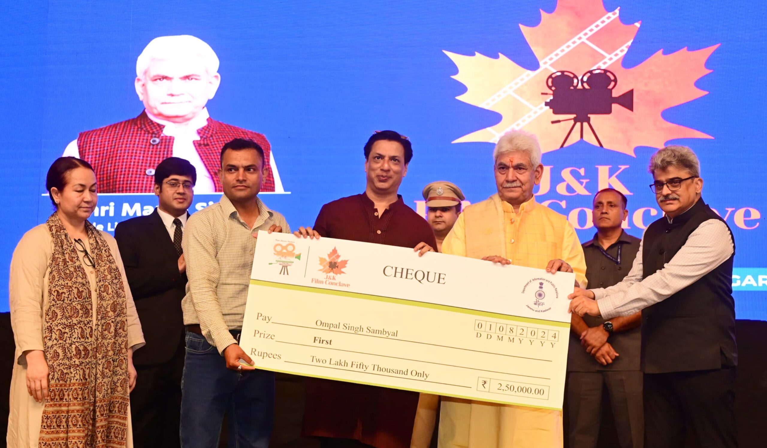 Lt Governor Inaugurates J&K Film Conclave, Unveils J&K Film Policy 2024
