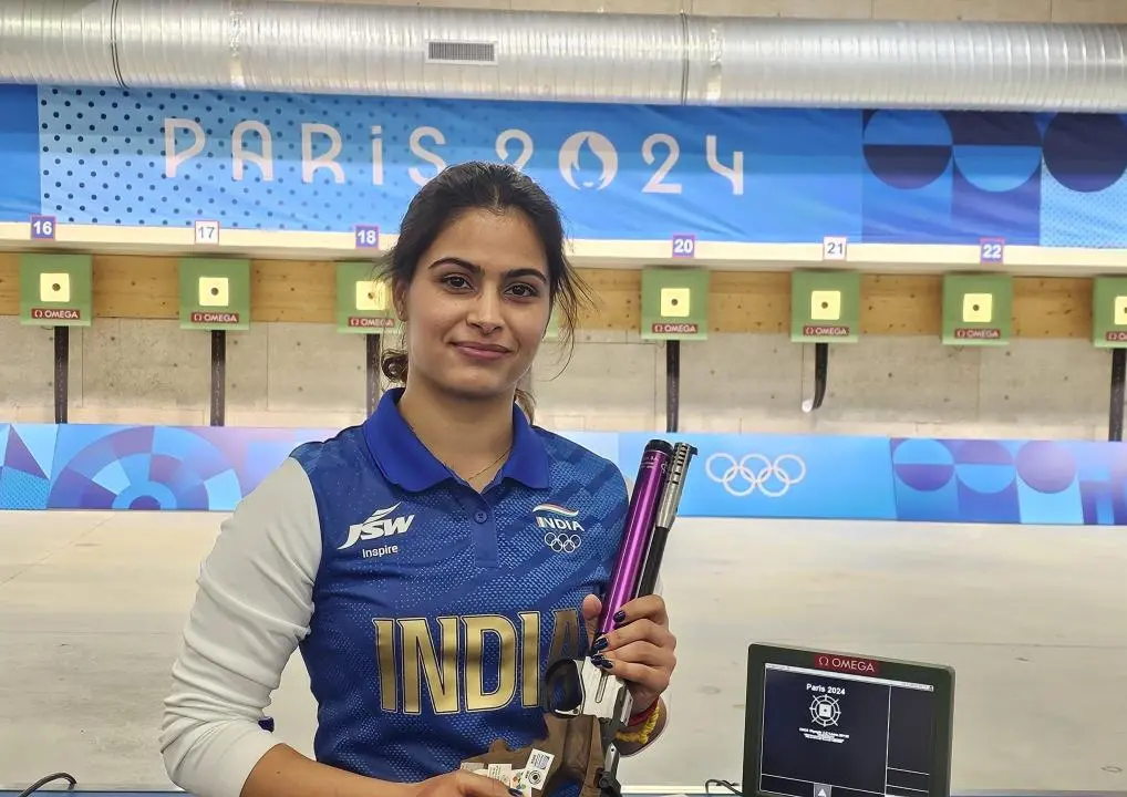 Bhaker Finishes Fourth In Women’s 25m Pistol, Ends Campaign With Unprecedented Two Medals
