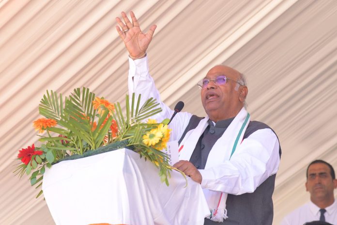 Assembly Polls: Kharge Announces Five Guarantees For People Of Jammu And Kashmir