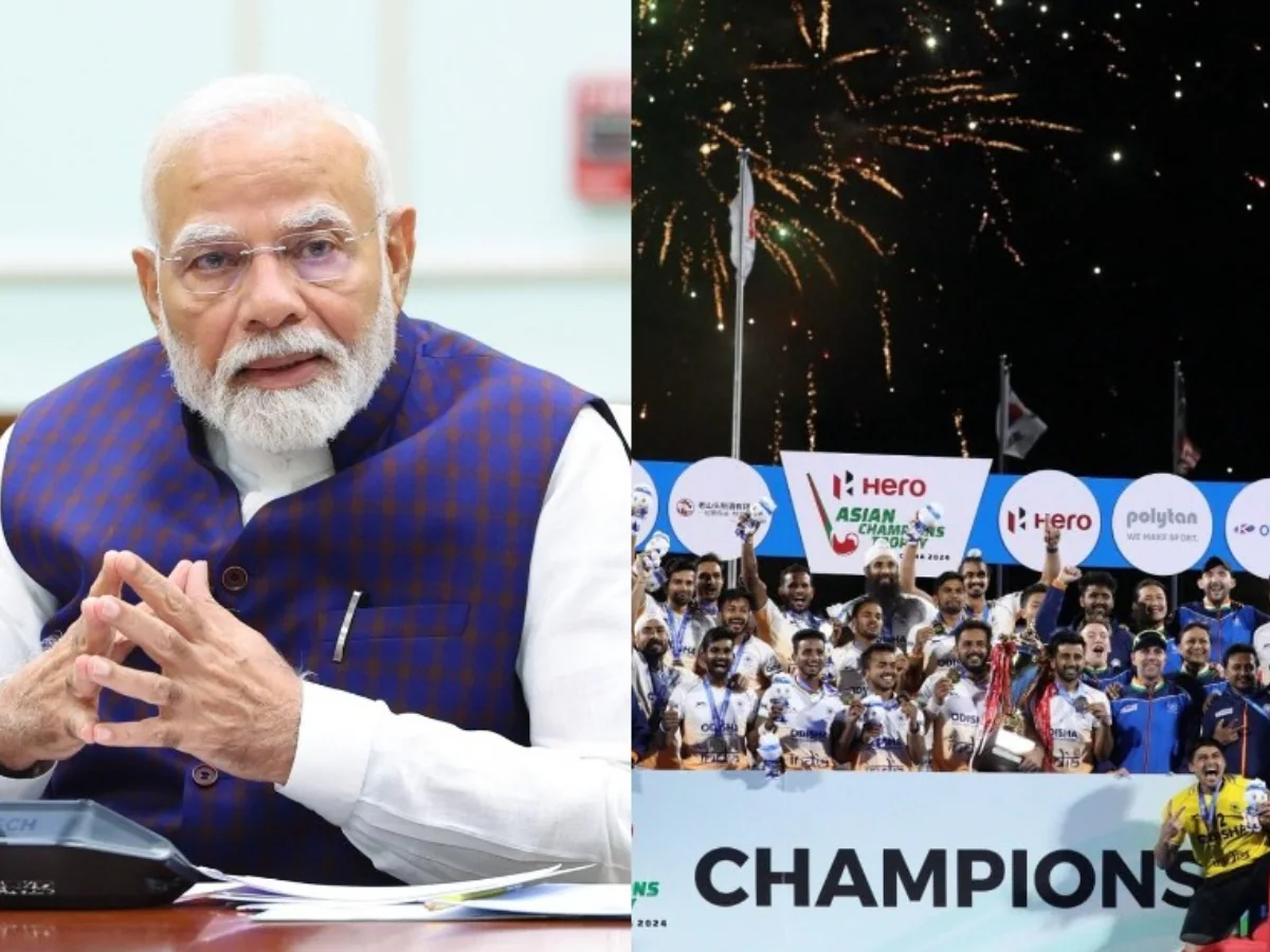 PM Modi Hails Men's Hockey Team for Winning Asian Champions Trophy
