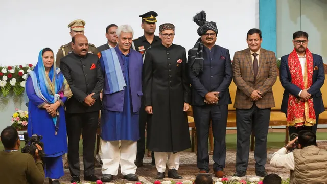 LG Manoj Sinha Allocates Portfolios To Newly Inducted Ministers In Omar-Led Cabinet