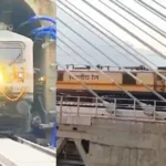 Railways Completes Trial Run On J&K’s Cable-Stayed Anji Khad Bridge